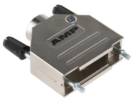 Osłona tylna D-Sub 15 -pinowe Cynk Proste TE Connectivity A