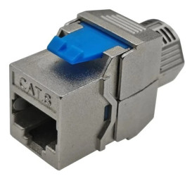 Moduł keystone RJ45 STP kat.8.1 UPoE ekranowany beznarzędziowy WireArte