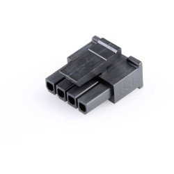 Molex 436450408 Micro-fit Socket Housing 4 Pins 3mm Spacing Black