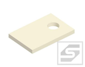 Podkładka ceramiczna AOS220/4 TO220 termoprzewodząca;18x12x1.5;FISCHER;