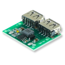 Przetwornica USB DC-DC Step-Down 6-24V na 5V 3A Podwójne USB do Powerbanka