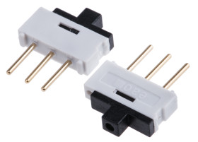 Przełącznik SIP 2-pozycyjny SPDT THT 500 mA przy 24 V -40 → +85°C