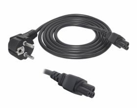 Przyłącze zasilania laptop D04/QT1 1,8m "koniczynka"