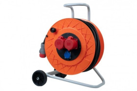 Przedłużacz na bębnie plastikowym GOLIA-420 NK 2x16A 5p, 230V, OW 5x2,5 /40m/