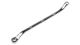 Klucz Oczkowy Odgięty, Roz. 6 X 7 Mm, Dł. 165 Mm, Materiał: Stal...