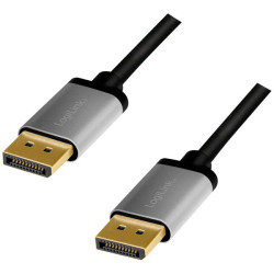 LogiLink CDA0101 DisplayPort Cable Black/grey 2 m