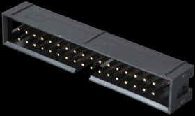 Box connector, 34-pin, straight