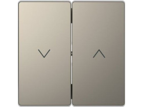 MERTEN D-LIFE Klawisz podwójny żaluzjowy nikiel MTN3855-6050 SCHNEIDER ELECTRIC