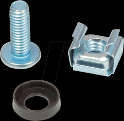 GC-N0048 M6 mounting kit, 20-mm screws, 20-piece set, silver