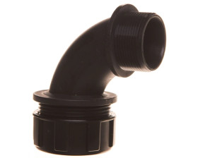 Dławnica kątowa do węża osłonowego M32 IP65 SILVYN MPC 90stopni M32x1,5 czarna 55502484 /10szt./