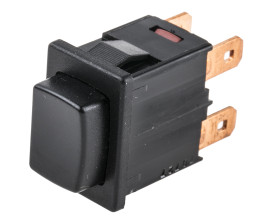 Nasadka przełącznika Chwilowy DPST, montaż panelowy Marquardt