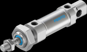 1908320 Standard cylinder, DSNU, dia. 25 mm, M10x1.25, G1/8, PPS