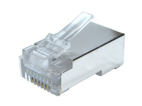 Złącze RJ45 Męski Złącze RJ45 Montaż na kablu Cat5e RS PRO, proste 8-żyłowe