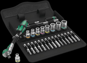 5004016001 Zyklop speed socket set, 1/4" drive