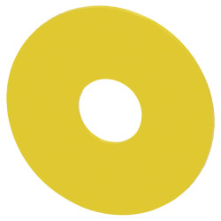 SIRIUS ACT, ETYKIETA PODKÅADKOWA ZATRZ. AWARYJNE, Å»ÃÅTA, ÅREDN. 75MM - 3SU1900-0BB31-0AA0