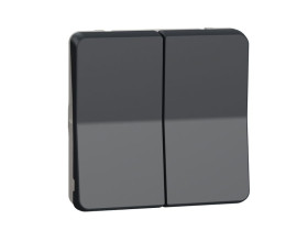 MUREVA STYL Wyłącznik schodowy podwójne IP55 antracyt MUR35019 SCHNEIDER ELECTRIC