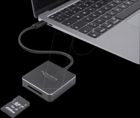 91019 Card reader, external, USB-C, SD