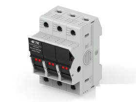 Oprawa bezpiecznikowa Uchwyt bezpiecznika modułowego rozmiar: 10 x 38mm 30A 600V Zacisk TE Connectivity