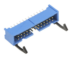 Listwa stykowa PCB 26-pinowe AMP-LATCH raster: 2.54 mm Prosty 2-rzędowe TE Connectivity Otwór przelotowy250 V W osłonie