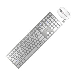 CHERRY JD-9100EU-1 Wireless Keyboard and Mouse Set QWERTY White