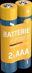5015603 XPOWER, alkaline battery, AAA (Micro), pack of 2