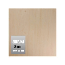 Sklejka Kwadratowa 2mm 100x100 mm - Podkładka Z Sklejki