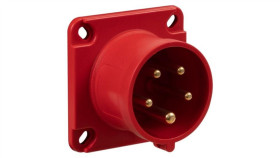 Wtyk Siłowy Tablicowy Odbiornikowy 32A 5P /Fe/ Ip44