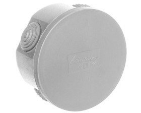 Puszka n/t hermetyczna pusta 80x40mm IP44 szara PO-80 31.2