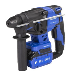 Młotowiertarka SDS plus 18 V RawlHAMMER R-PRH18-XL2 20 mm 2,0 J /2 akumulatory 5,0 Ah, ładowarka 6,5 A, walizka – 1 szt./