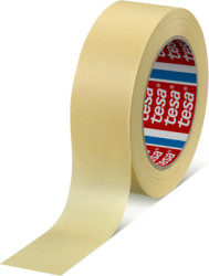 Masking tape, 38 x 0.125 mm, paper, beige, 50 m, 04323-00011-00