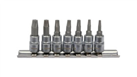 Zestaw Bitów Do Obrobionych Śrub Torx, 7Szt.