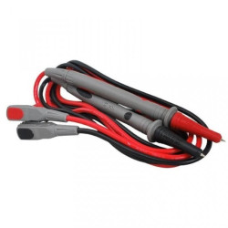 Kable silikonowe przewody pomiarowe do miernika (wtyk kątowy) 2x 1m czarny + czerwony UNI-T L23A