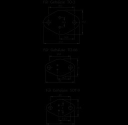 Mica washers for housing TO 3