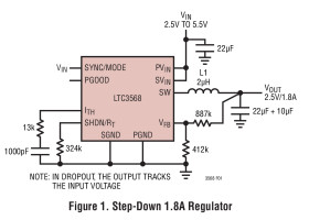 1.8A, 4MHz, Synchronous Step-Down DC/DC Converter