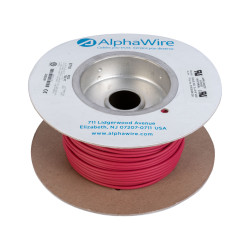 Alpha Wire 6718 RD005 Eco Wire 12AWG Red (30.5m Reel)
