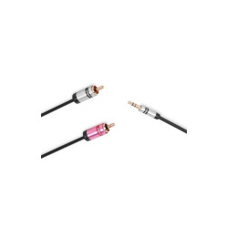 Kabel Jack 3,5st - 2xRCA 3,0m VITALCO JKR53 HQ