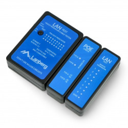 Tester przewodów RJ11/RJ45/Coaxial - Lanberg NT-0404