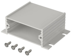 Aluminum enclosure kit, (L x W x H) 55.3 x 50 x 24.4 mm, natural, IP40, 97253050.HMT1