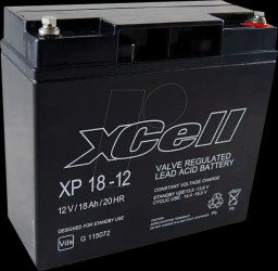 XP18-12 AGM battery, 12 V, 18 Ah