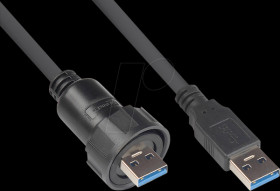 IC04-U301 Connector - USB 3.0 Type A cable &gt; Type A bayonet