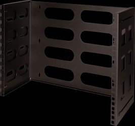W08B40B 19" Wall Mount Bracket 8U, black