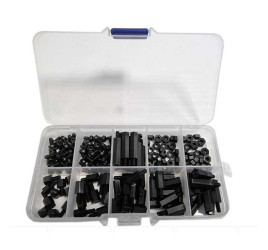 DYSTANSE TULEJKI SRUBKI ZESTAW 180szt Z ORGANIZEREM