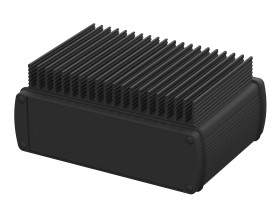 Obudowa ogólnego użytku Aluminium szerokość zew. 52 mm długość zew. 169 mm wys. zew. 52 mm Bopla IP65 Czarny