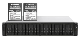 QNAP TS-h2490FU-7232P-64G 24-zatokowy all flash U.2 NVMe NAS, AMD Epyc, 64GB RAM, RP, RACK