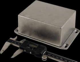 Aluminum die cast enclosure, (L x W x H) 119 x 94 x 56 mm, natural, IP65, 1590WCFL