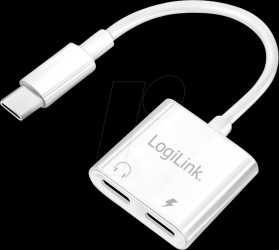 UA0433 Audio adapter, USB-C - 2x USB-C, PD charging port