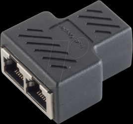 BS08-01040 2-Port Cat.6A-connection divider, shielded