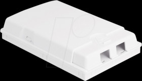 87894 Optical Fiber Connection Box for 2 x SC Simplex or LC Duplex whi