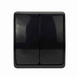 ViPlast Koala łącznik świecznikowy IP44 natynkowy czarny