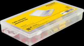 86513 Kabelverbinder Sortiment Box 170-teilig farbig